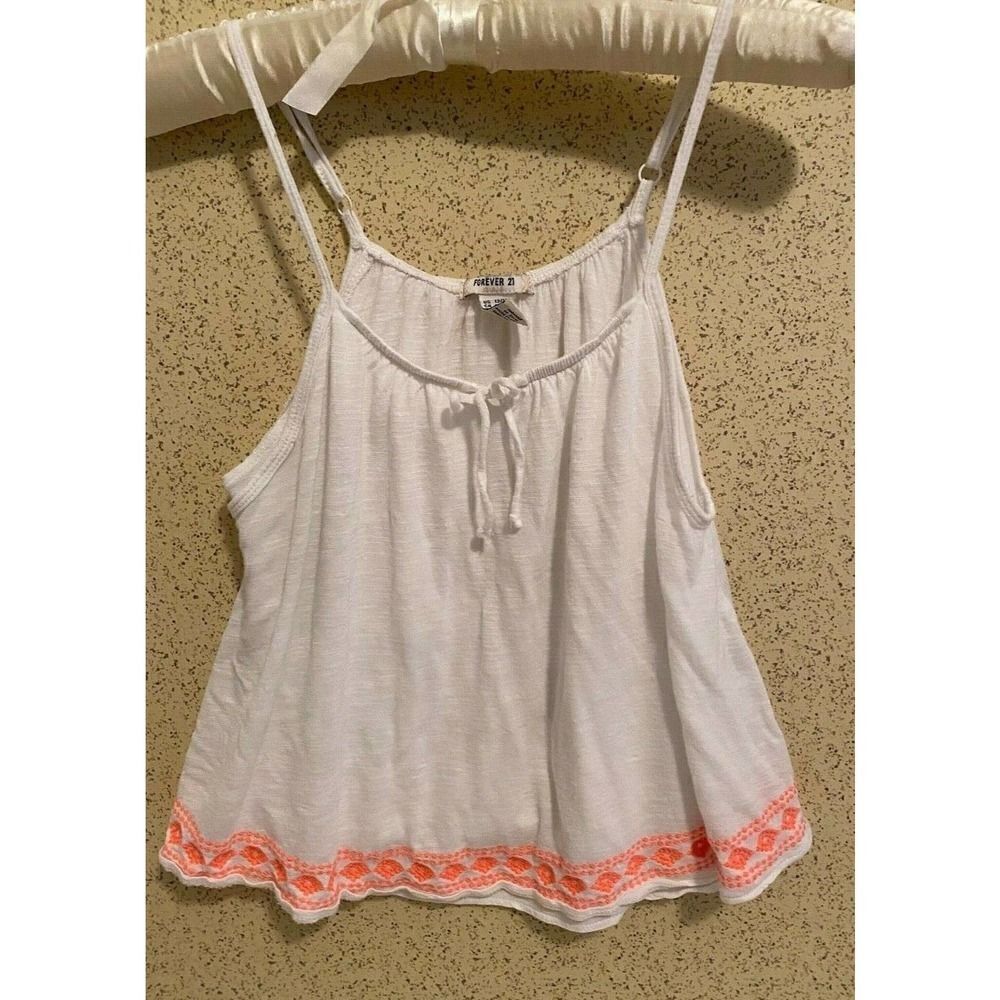 Forever 21 Girls embroidered Top/Tank Sz 13-14‎